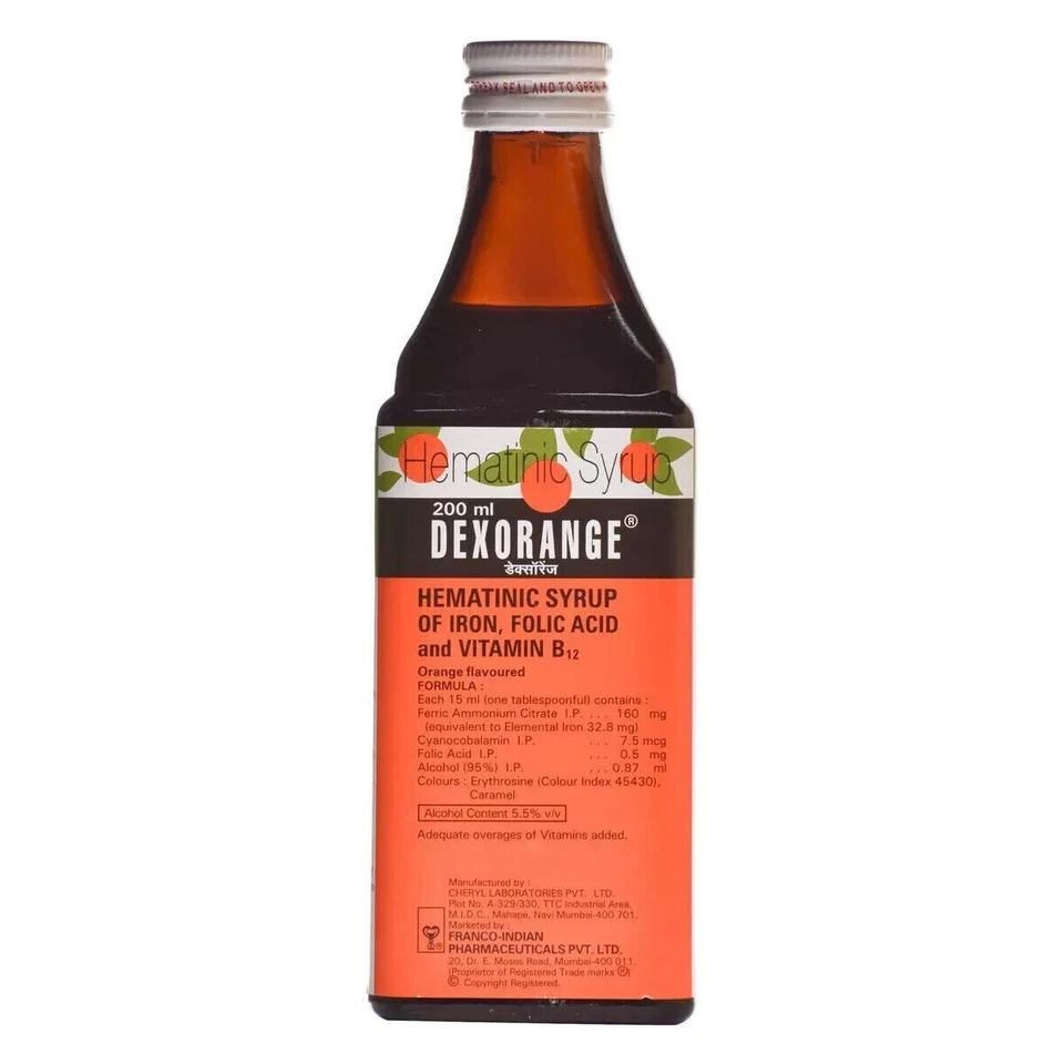 Dexorange Syrup 200ml Multivitamin Syrup 100% Safe (Orange Flavored), Fast Ship - Image 2 of 4