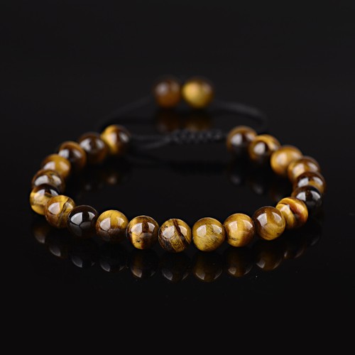 7 Chakra Heilung Tigerauge Naturstein Yoga Energie Perlen Armband Schmuck Heiß - Bild 8 von 324