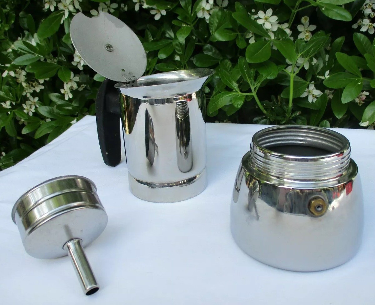 Cafetière Grunwerg Café Ole Italienne Inox – 4 Tasses Expresso
