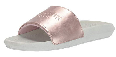 lacoste women's slide sandals
