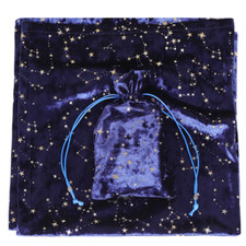 Altar Tarot Tuch Karte Tasche Tischdecke Weissagung Hexen Requisiten Samt Star