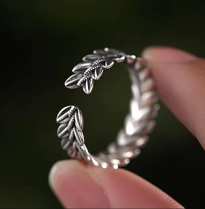 Ring 925 Silber Sterling Herren Damen Männer Sterne Größe Verstellbar Anpassbar - Bild 3 von 4