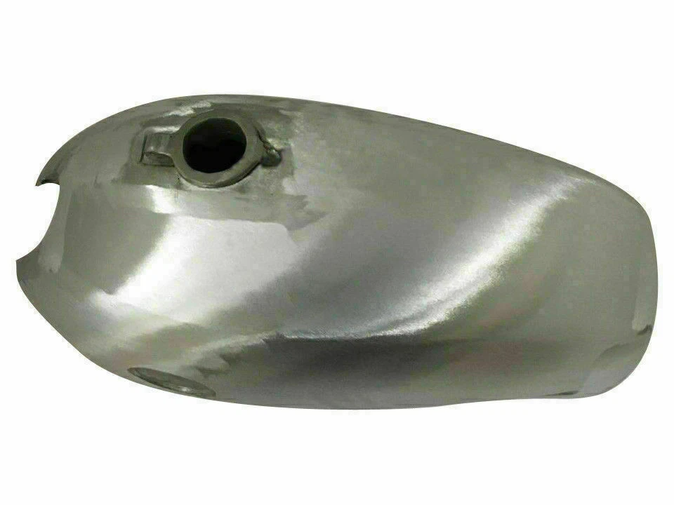 NORTON FASTBACK COMANDO ALEACIÓN GAS COMBUSTIBLE TANQUE GASOLINA CON RANURA PLACA REDONDA Foto 2 de 4