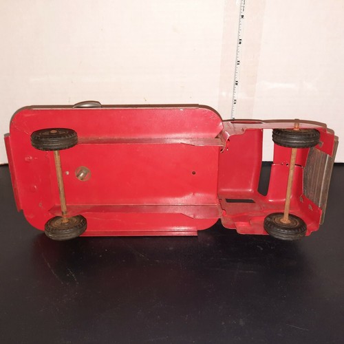 RARE Structo vintage toy Missile Launcher truck trailer 12" Long NO Missiles - Picture 7 of 9