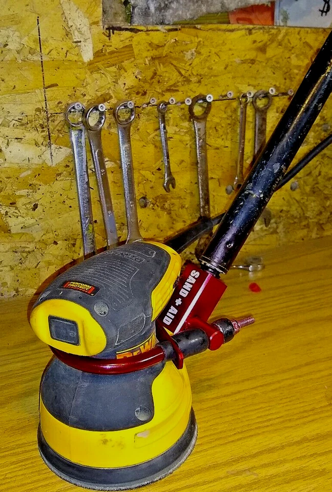 Ayuda de arena - Accesorio de lijadora orbital - Accesorio de poste/mango de extensión - Lijadora de poste Foto 4 de 4