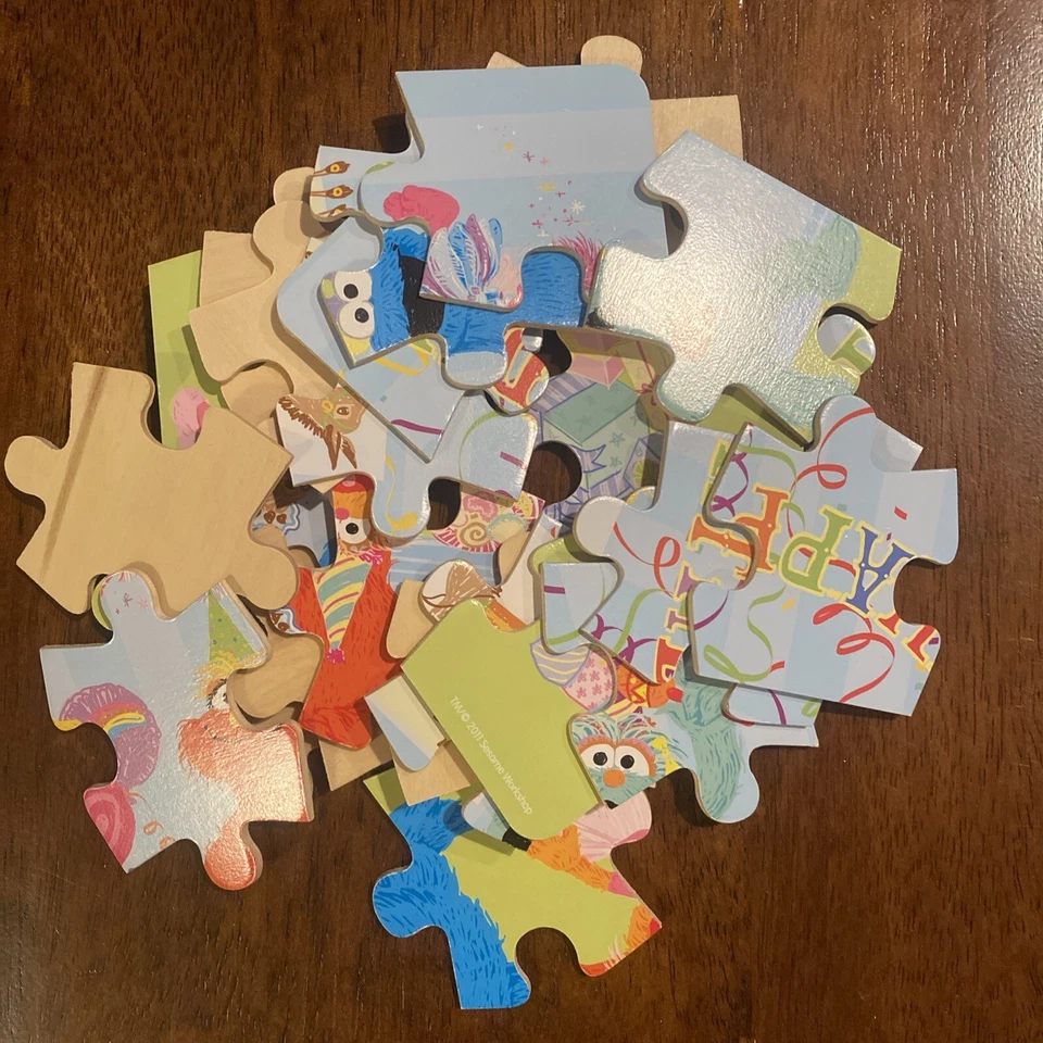 Rompecabezas de madera de 24 piezas Plaza Sésamo (completo) Foto 3 de 3