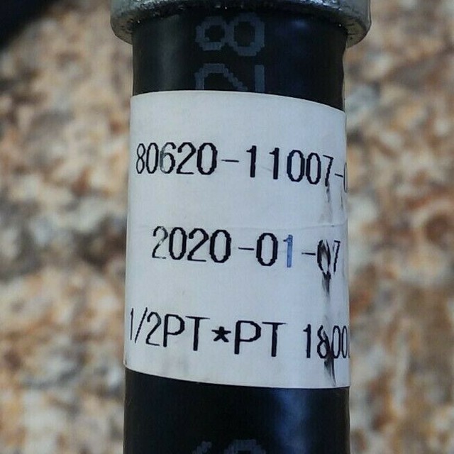 Genuine OEM KIOTI 80620110070A Hydraulic Hose For KB2485 Backhoe for