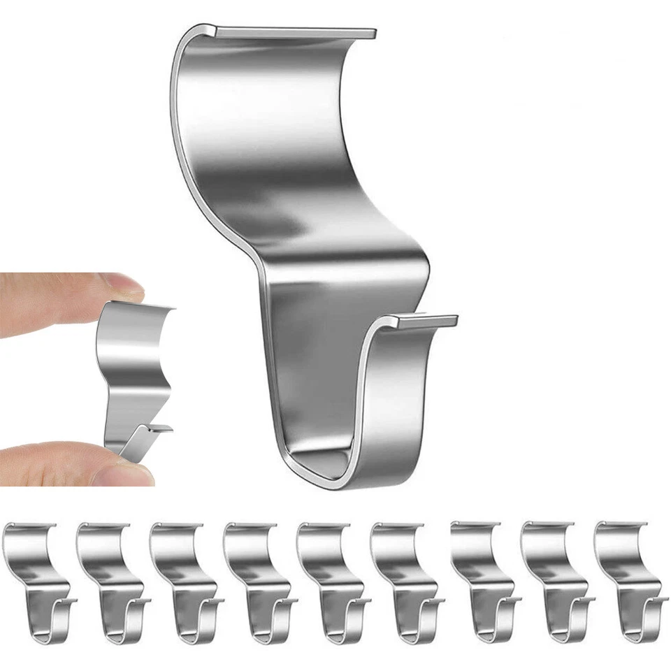 Ganchos de revestimiento de vinilo para colgar clips de tablero en forma de S de rendimiento de alta resistencia Foto 2 de 4