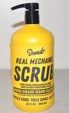 Donut Real Mechanic Scrub Work Grade Hand Cleaner Degreaser 32 Oz Pump Bottles