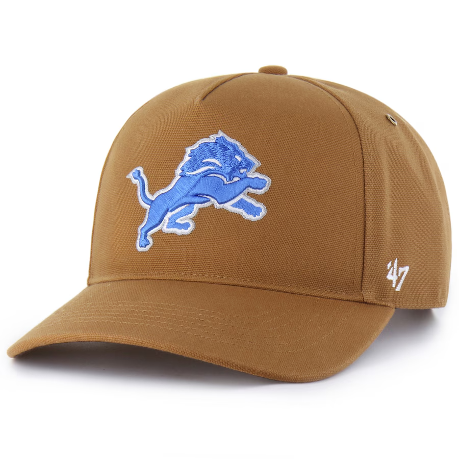 Detroit Lions Carhartt x '47 Hitch Adjustable Snapback Hat Mens