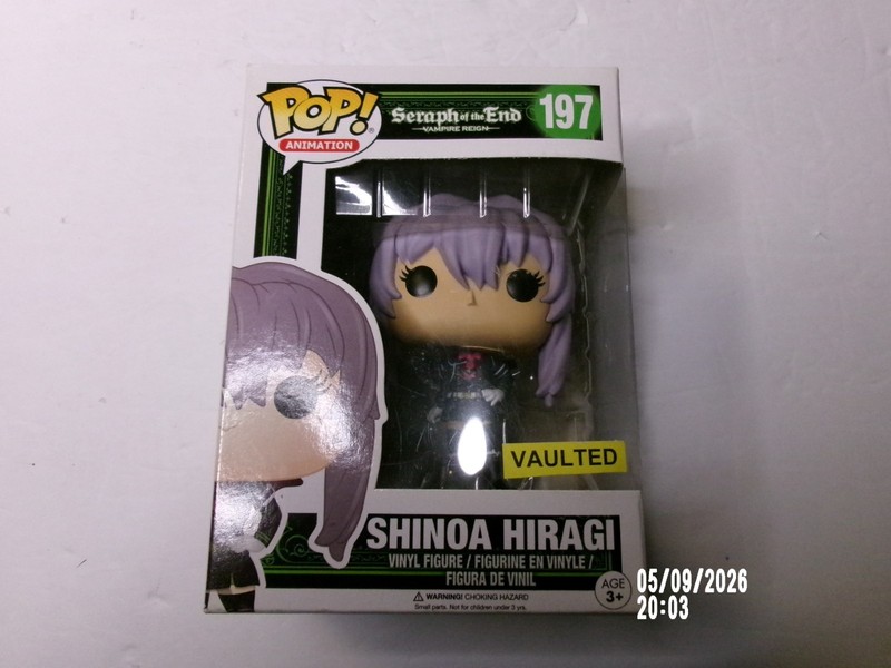 Funko POP! Animation: Seraph of The End Shinoa Hiragi Vinyl Figure #197