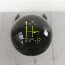 Yellow Shift Pattern Black Shift Knob 4 Speed Shifter County Prison V8 Hot Rod