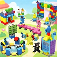 4-in-1 Poppy Playtime 5 Building Blocks Action Figure Model Children Gift Toys