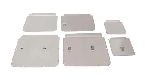 55 56 57 Chevy 2-Door Sedan Door And Quarter Window Access Hole Cover Set