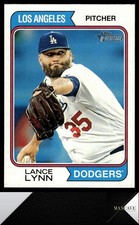 2023 Topps Heritage #658 Lance Lynn Los Angeles Dodgers
