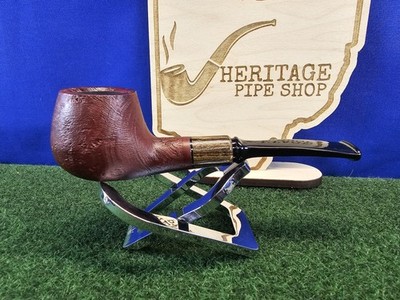 MBSD Briars by Piero Vitale Curved Apple Italian Briar Pipe, Unsmoked, Bag
