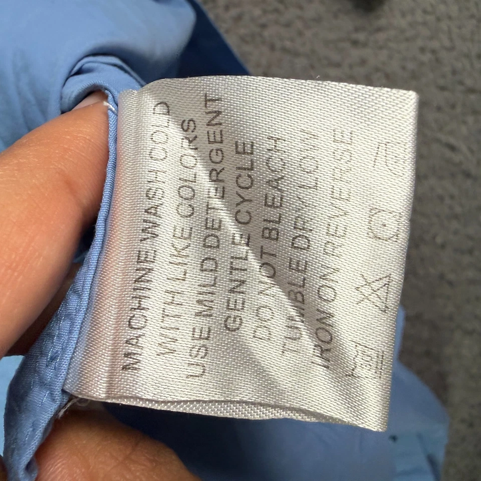 Simms Shirt Mens Medium Blue COR3 Long Sleeve Vented Button Up Sport Fishing - Image 4 of 4