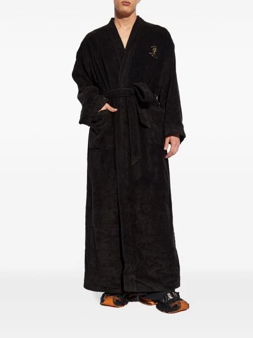 Balenciaga — Balenciaga Hotels Black & Gold Long Robe - XL - MSRP $3650 - Authentic - New