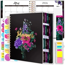 Planner 2025-2026, 18 Months Large Academic Daily Weekly Monthly Planner Orga...