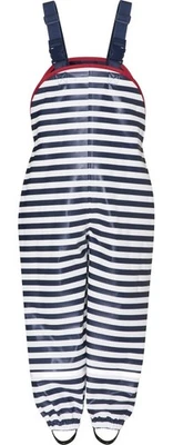Playshoes Kinder Regenlatzhose Maritim Marine/Weiß - Bild 1 von 4
