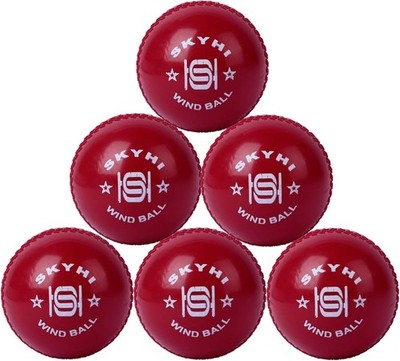 Skyhi Wind Cricket Balls Soft Practice Training Balls Indoor Outdoor Pack of 6