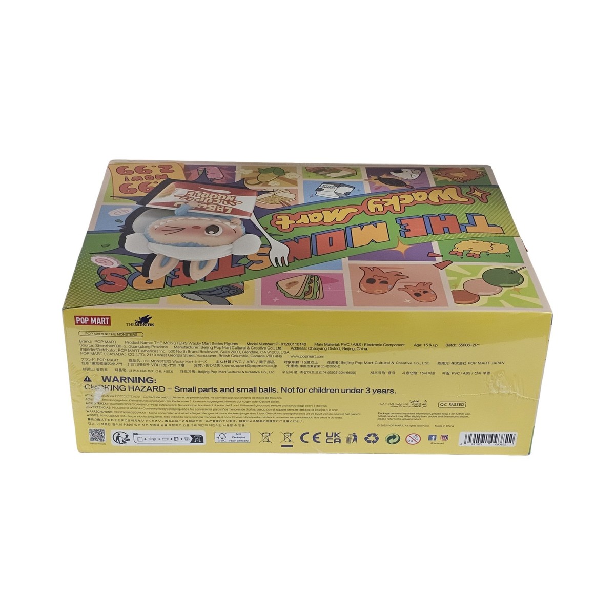 Pop Mart Labubu The Monsters Wacky Mart Series 12 Blind Box