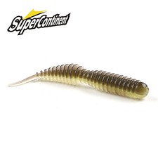 Soft Silicone Worm Bait Fishing Lures 1.57 In 2.48 In Smell With Salts