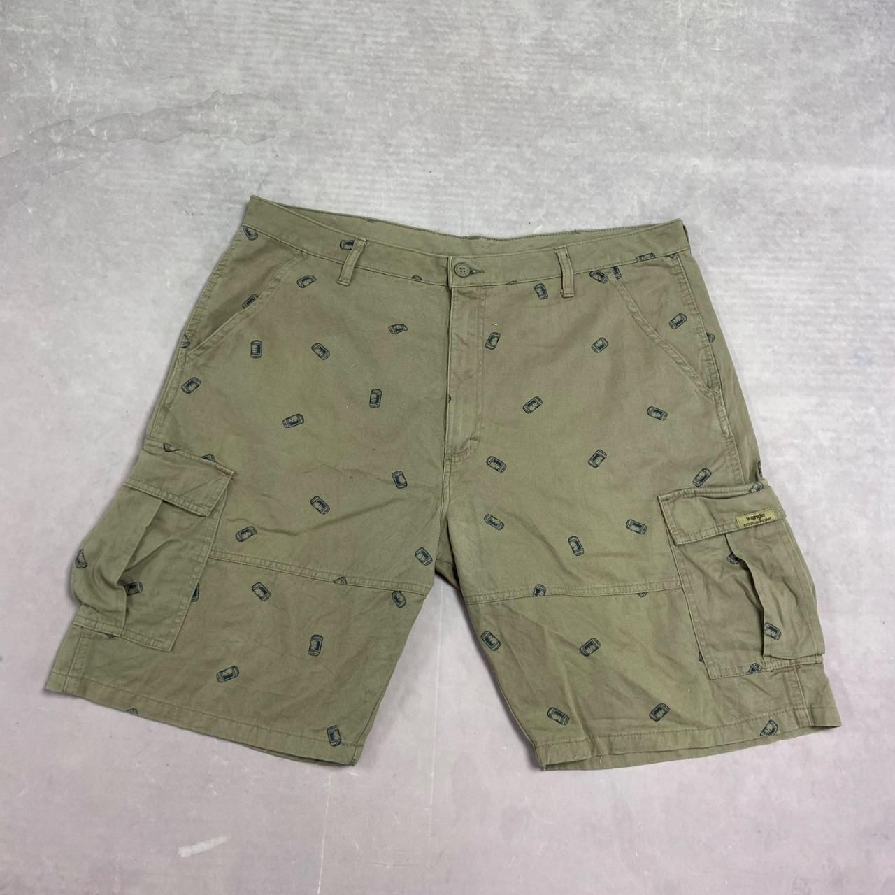Wrangler Shorts All Over Can Patterned Cargo Shorts Men's 40