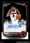 2025 Bowman Chrome University Autograph Mikel Brown Jr. ROOKIE 1st AUTO