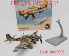 WLTK German Junkers Stuka Ju-87B Dive Bomber 1/72 Diecast Model US SHIP