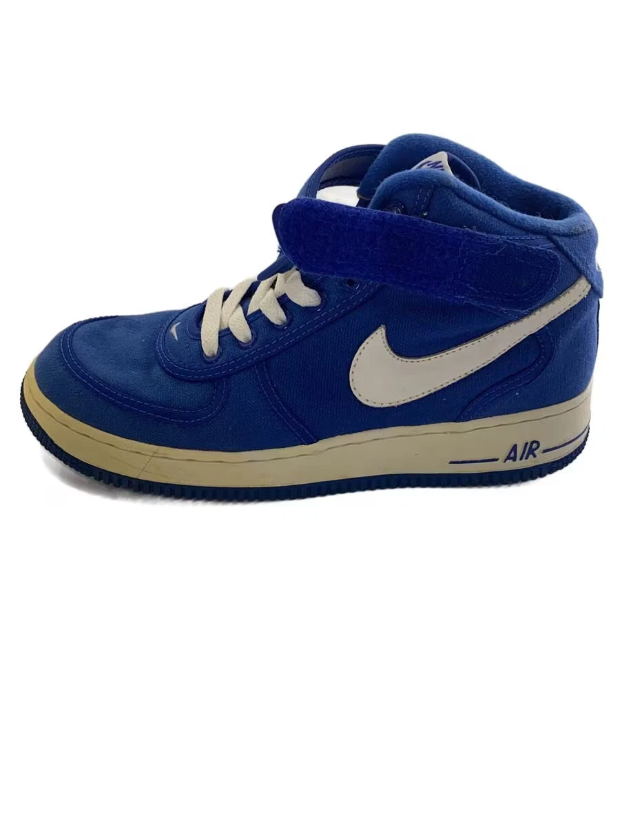Nike Air Force 1 Canvas Mid Blue for Sale | Authenticity