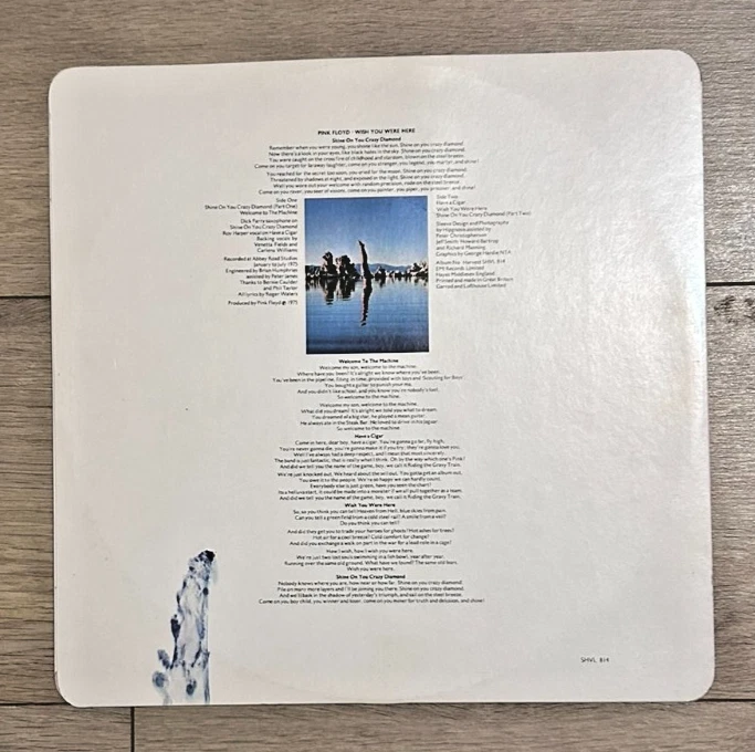 Pink Floyd Superb Copy UK Pressing Wish You Were Here The Who Led Zeppelin Doors - Image 4 of 4