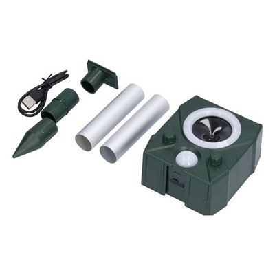 Solar Animal Repeller Smart Ultrasonic Mouse Animal Repellent For Farm Garde SET