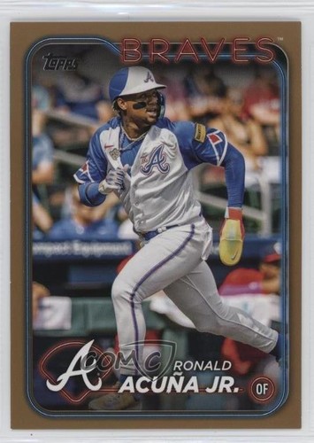 2024 Topps Series 1 Gold /2024 Ronald Acuna Jr Ronald Acuña Jr #1