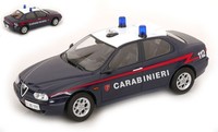 Triple 9 1/18 Alfa Romeo 156 1998 Carabinieri Statisches Modell Diecast