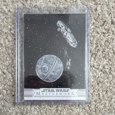 Topps Star Wars Masterwork Sketch Card Artist Signature Auto Skilleon 2025