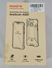 Barcode Scanner Android Mobile Computer 6" Screen Upgradeable Handheld 1D 2D QR