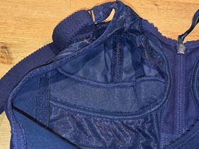 RARE: TRIUMPH Torselette / Corselet DORENE KF, Size 80 Cup B, BLUE * VINTAGE
