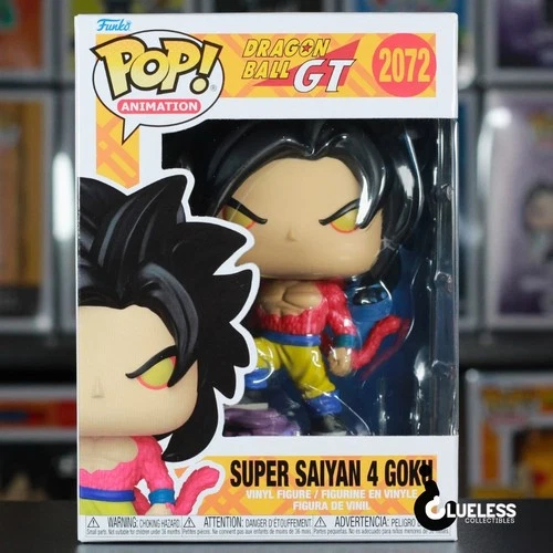 Funko Pop! Dragon Ball GT - Super Saiyan 4 Goku #2072 And Pop Protector