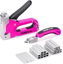 Heavy Duty Staple Gun 3 in 1 for Upholstery with 900 Staples Nail