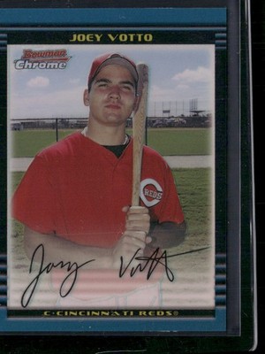 2002 Bowman Draft Picks & Prospects #BDP44 Joey Votto Chrome Refractors #/300