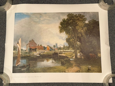 John Constable The Mill of Dedham Print Victoria & Albert Museum London Art