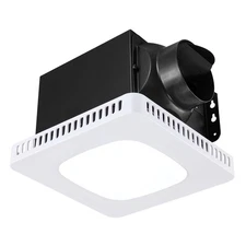 Uimoso Bathroom Ventilation Fan with LED Light, 110CFM for Laundry Storage Areas