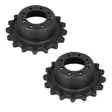 2 Pcs 2-Speed 17T 8 Holes Drive Sprocket 7196807 for Bobcat T630 T740 T750 T770