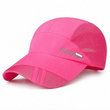 Men Women Mesh Visor Hat Breathable Sun Cap Running Golf Tennis Sports