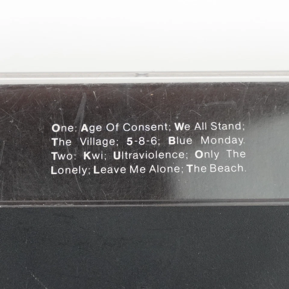 NEW ORDER Power, Corruption & Lies Tape Rare Misprinted Track Listing Factus 12C - Image 3 of 4