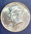 1967 Kennedy Half Dollar Uncirculated 40% Silver