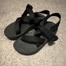 Chaco Men's US 8 Black Sandals - Adjustable