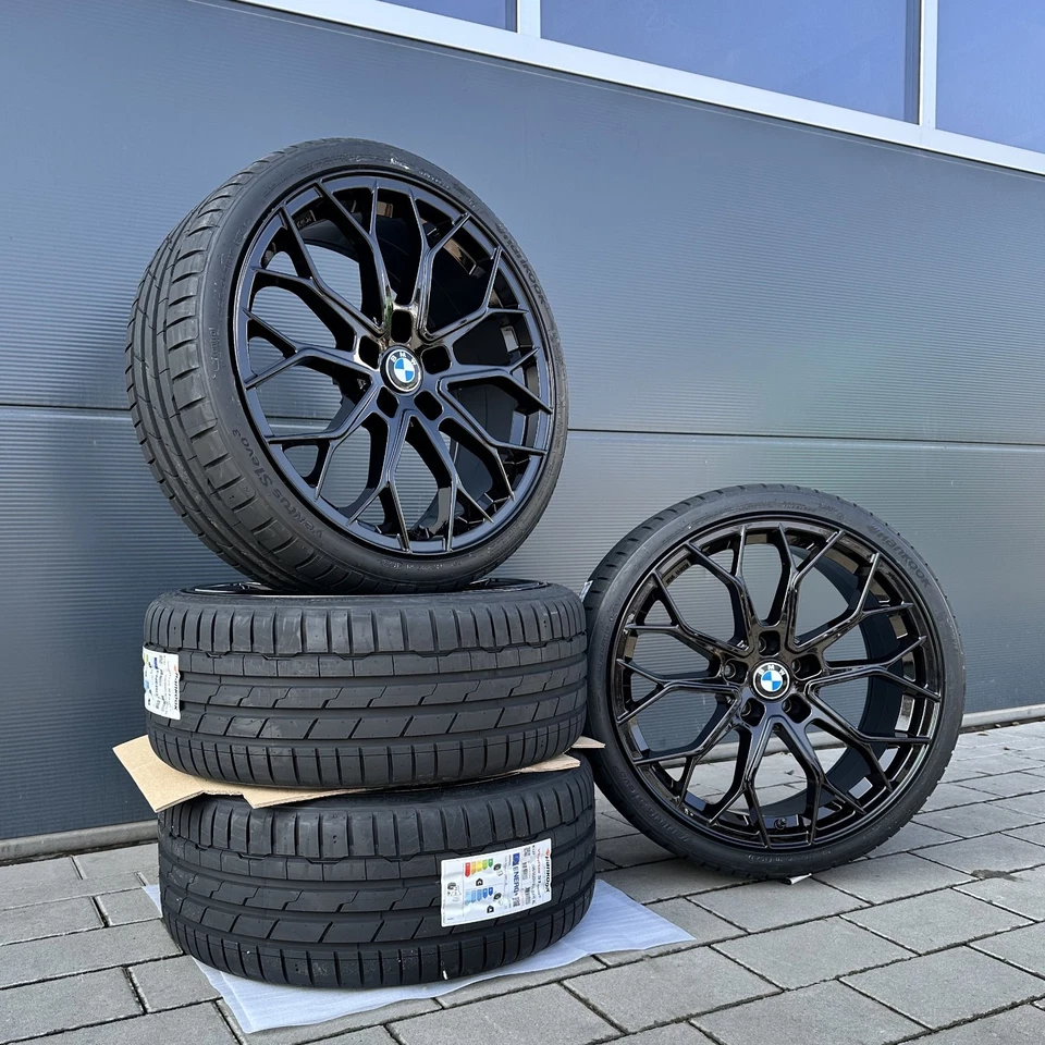 18 Zoll Winterräder Winterreifen Winterkompletträder schwarz BMW 3er e46 Z4 E85 - Bild 2 von 4