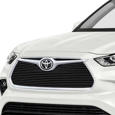 For Toyota Highlander 20-25 APG 1-Pc Black 8x6 mm Horizontal Billet Main Grille